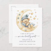 Wir können Teddybären auf die Schwangerschaft am M Ankündigungspostkarte (Vorne/Hinten)