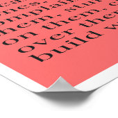 Wir können uns über das Angebot beschweren Poster (Ecke)