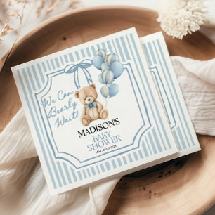 Wir können warten, Baby Shower Serviette