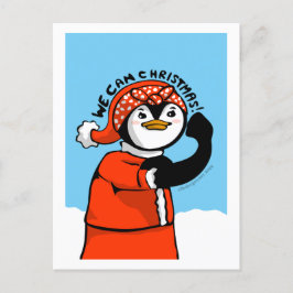 Wir können Weihnachten Pinguin