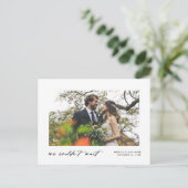 Wir konnten die Ankündigung der Vergebung nicht wa Postkarte (Stehend Vorderseite)