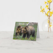 WIR KÖNNTEN NICHT "BEAR" SEIN, NICHT ZU SAGEN ***G KARTE (Gelbe Blume)