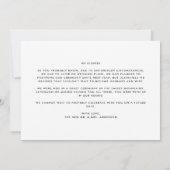 Wir konnten nicht warten ankündigung (Rückseite)