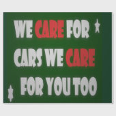 Wir kümmern uns um Autopakete Geschenkpapier (Flach)