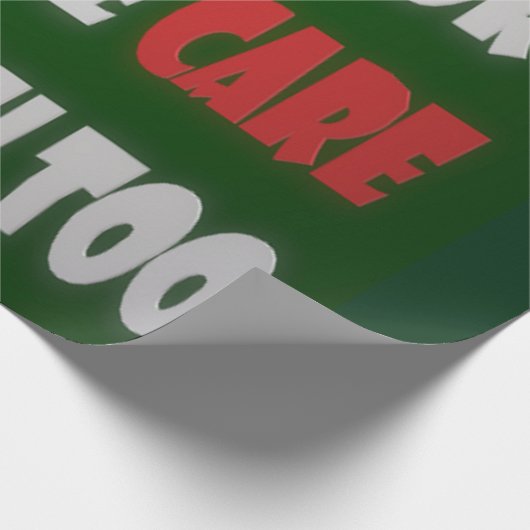 Wir kümmern uns um Autopakete Geschenkpapier (Ecke)