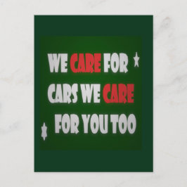 Wir kümmern uns um Autopakete Postkarte