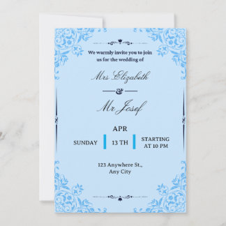 Wir laden Sie herzlich zur Hochzeit von Einladung