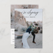 Wir laden zur Ankündigung ein (Vorne/Hinten)