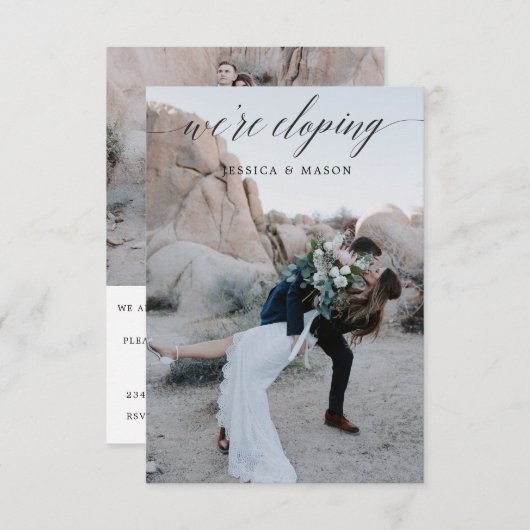 Wir laden zur Ankündigung ein (Vorne/Hinten)