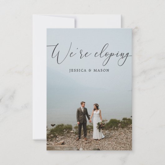 Wir laden zur Ankündigung ein (Vorderseite)