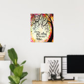 Wir laufen alle nur zu Fuß voneinander Zuhause Poster (Heimbüro)