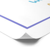 Wir laufen alle nur zu Fuß voneinander Zuhause Poster (Ecke)