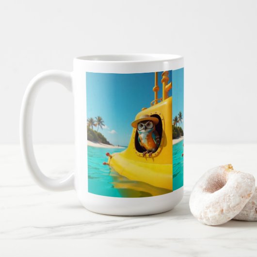 Wir leben alle in einer unterhaltsamen Tasse des G (Mit Donut)