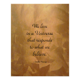 Wir leben in einem Unicode - Kupfer Poster