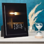 Wir leben von Faith Bible Verse Plaque Fotoplatte (Seite)