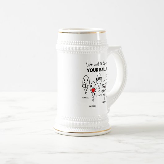 Wir lebten früher in Ihren Ballen, Individuelle Na Bierglas (VorderseiteRechts)