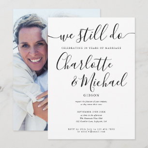 Wir leisten immer noch ein Skript-Gelübdeerneuerun Einladung