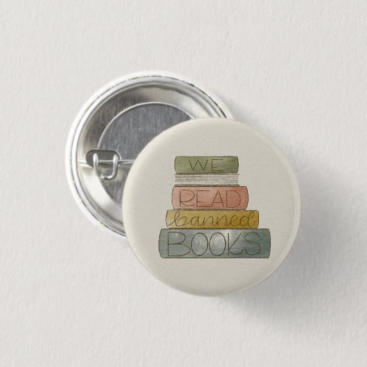 Wir lesen verbotene Bücher Button (Vorne & Hinten)