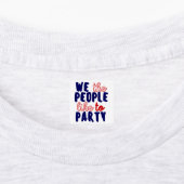 WIR LEUTE GERNE PARTY. ETIKETTEN (Befestigt)