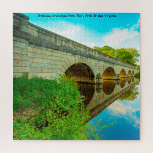 Wir Liebe 5 Arch Bridge Virginia Jigsaw Puzzle