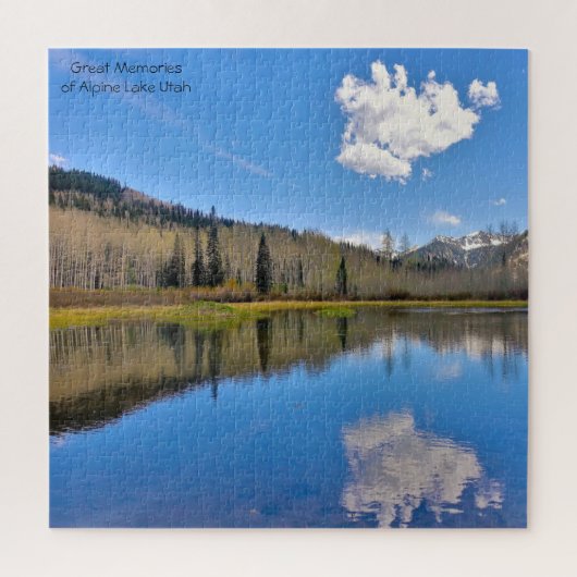 Wir Liebe Alpensee Utah Jigsaw Puzzle (Vertikal)