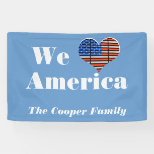 Wir Liebe Amerika Banner