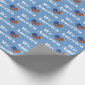 Wir Liebe Amerika Geschenkpapier (Ecke)