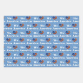 Wir Liebe Amerika Geschenkpapier Set (Vorderseite 3)