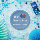 Wir Liebe Amerika Pappteller (Party)