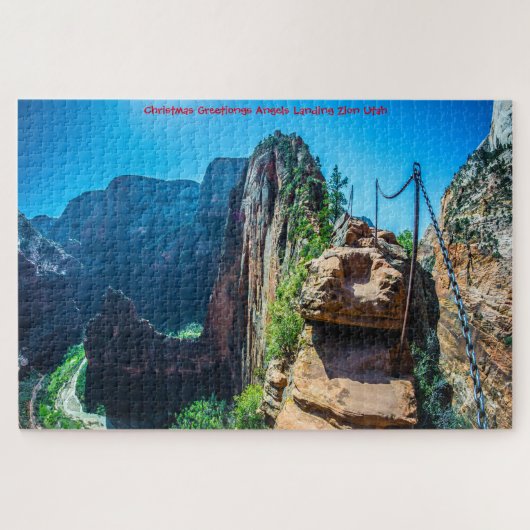 Wir Liebe Angels Landing Utah Jigsaw Puzzle (Horizontal)