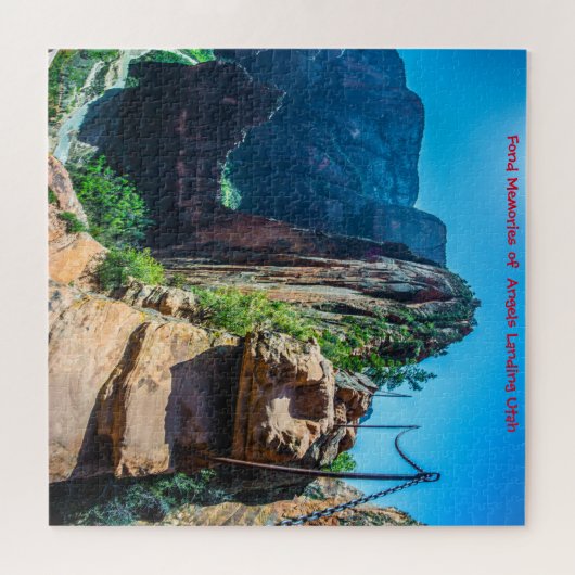 Wir Liebe Angels Landing Utah Jigsaw Puzzle (Horizontal)