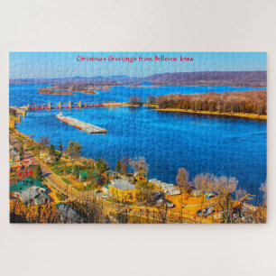 Wir Liebe Bellevue Iowa. Jigsaw Puzzle