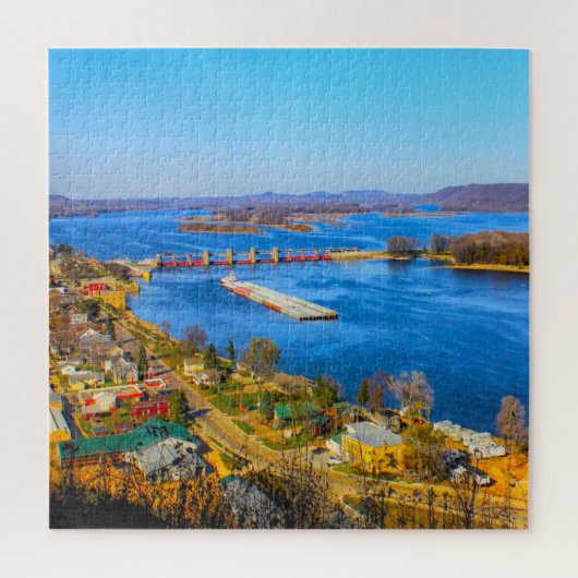 Wir Liebe Bellevue Iowa. Puzzle (Vertikal)