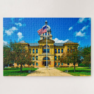 Wir Liebe Benton Landkreis Iowa. Puzzle