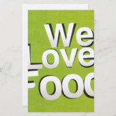 Wir Liebe Briefpapier (Vorne/Hinten)