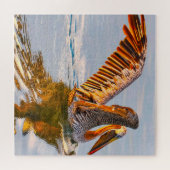 Wir Liebe Brown Pelicans Florida Puzzle (Horizontal)