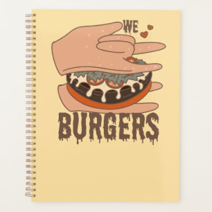 Wir Liebe Burgers - Burger Liebe - ASL ILY Obsessi Planer