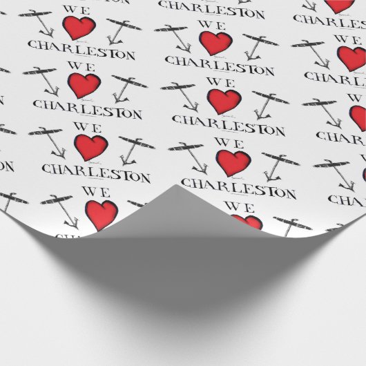 wir Liebe Charleston Geschenkpapier (Ecke)