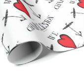 wir Liebe Charleston Geschenkpapier (Rolleneckpunkt)