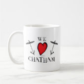 wir Liebe chatham Kaffeetasse (Links)