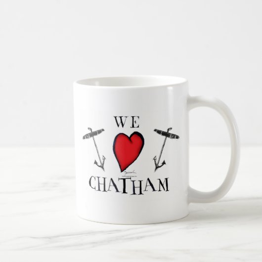 wir Liebe chatham Kaffeetasse (Rechts)