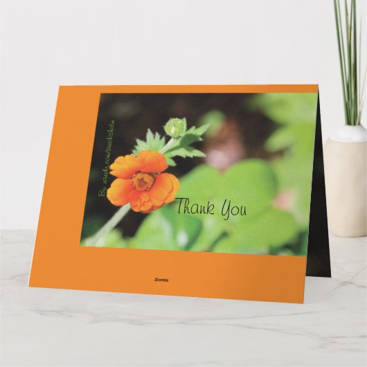 Wir Liebe Dankeskarte (Rückseite)