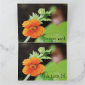 Wir Liebe Dankeskarte (Innenseite)