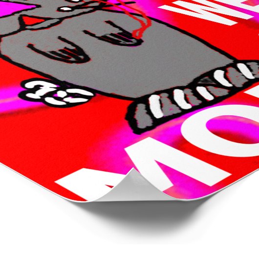 Wir Liebe, dass es dir bald gut geht Mama Poster (Ecke)