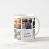 Wir Liebe, dass ihr Erinnerungen der Familie Foto Kaffeetasse (VorderseiteRechts)