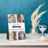 Wir Liebe, dass Sie Mommy Family Foto Collage halt Fotoplatte (Seite)