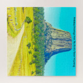 Wir Liebe den Teufelsturm. Jigsaw Puzzle (Horizontal)