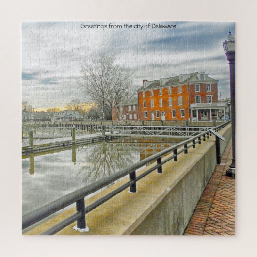 Wir Liebe der Stadt Delaware Jigsaw Puzzle (Vertikal)