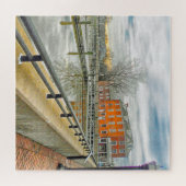 Wir Liebe der Stadt Delaware Puzzle (Horizontal)