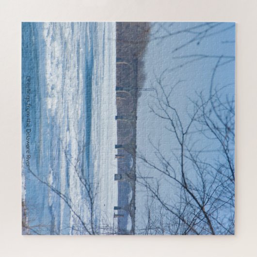 Wir Liebe des Delaware River Jigsaw Puzzle (Horizontal)